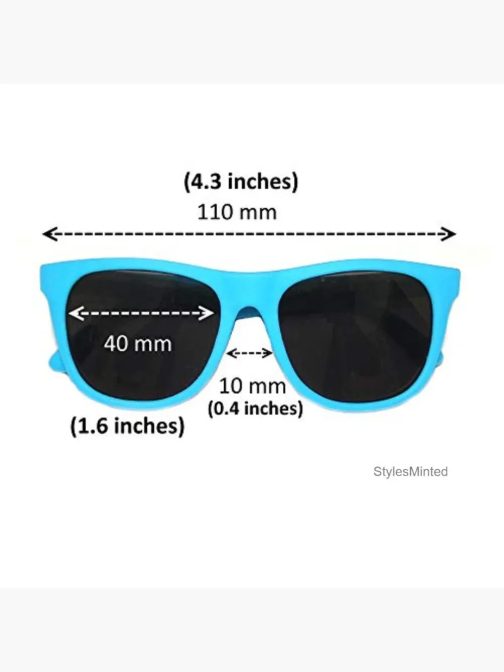 Infant Baby Sunglasses UV Protection Flexible Frame Ages 0-1